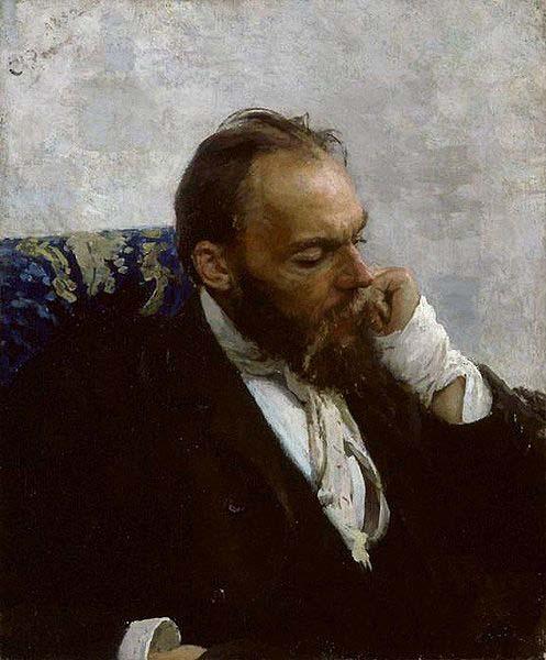 Ilya Repin Portrait of Professor Ivanov 1882 France oil painting art